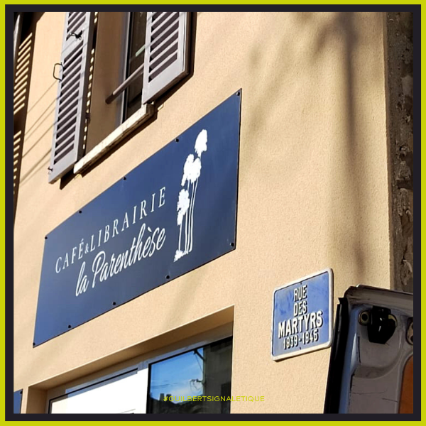 Enseigne imprimée